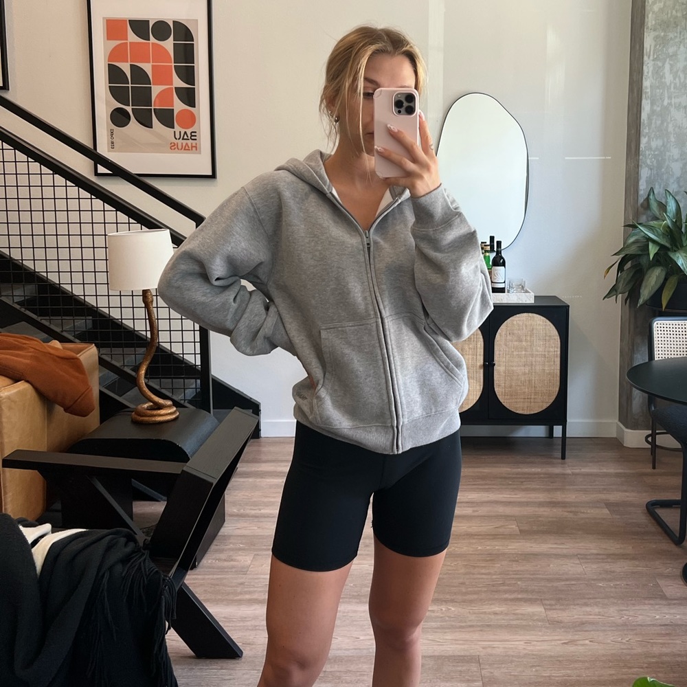 TNA Aritzia Sweat Fleece Zip Hoodie